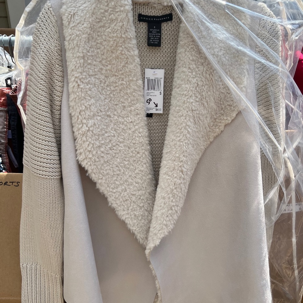 Shearling jacket new with tags